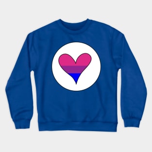 Love is Love: Bisexual Pride Crewneck Sweatshirt